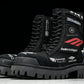 Вalenciaga Combat Strike Boot 'Black Logos'