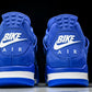 Nigel Sylvester x AJ4 Retro OG Brick by Brick 'Blue' (Unreleased)