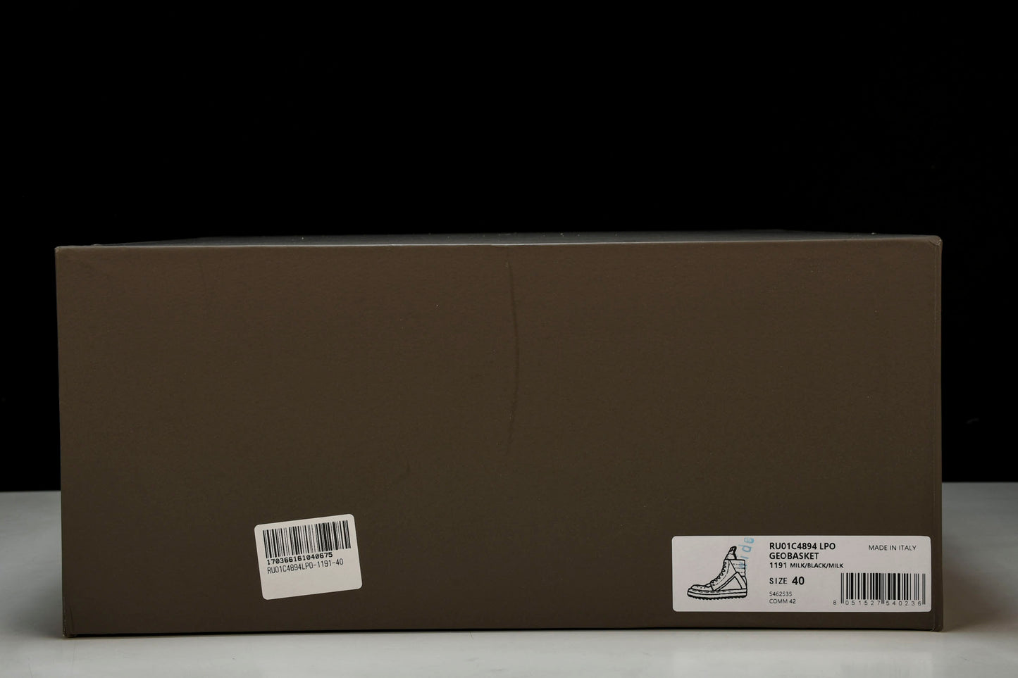 Rick Owens Geobasket 'Milk'
