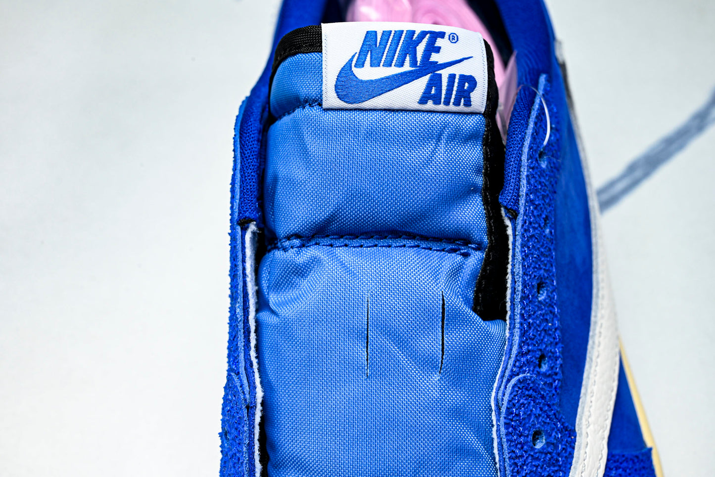 Travis Scott x Fragment AJ1 Low ‘Reverse Sail Military Blue’ (Unreleased)