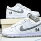 SB Dnk Low x Supreme 94 White Metallic Silver
