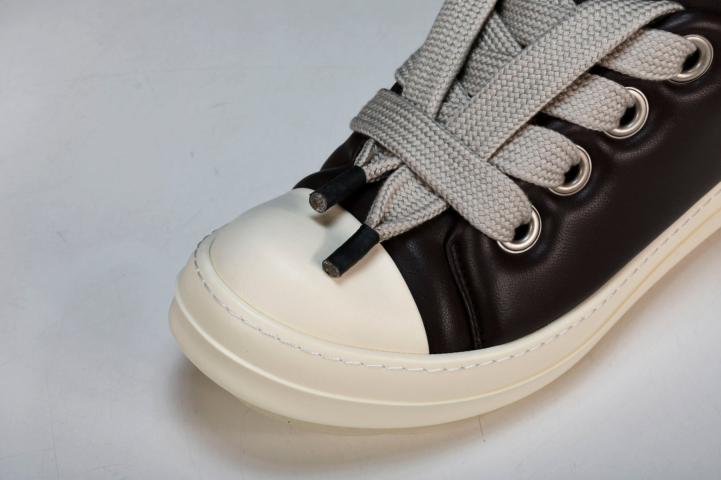 Rick Owens Luxor Jumbo Lace Padded Low 'Dark Brown'