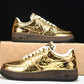 Louis Vuittоп x AF1 by Virgil Abloh 'Metallic Gold'