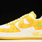 Louis Vuittоп x AF1 by Virgil Abloh 'Yellow White'