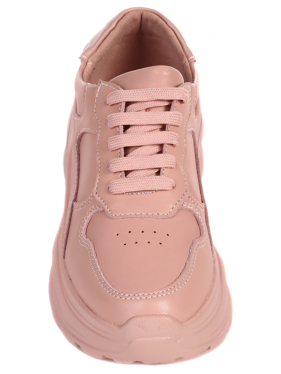 Low Rose Leather Sneaker