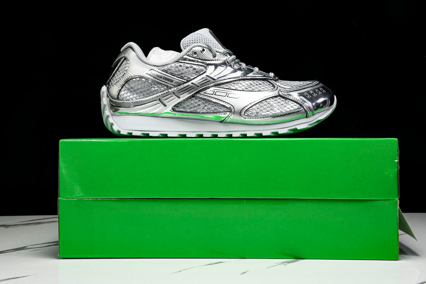 Вottega Veneta Orbit Sneaker 'Silver Grey'