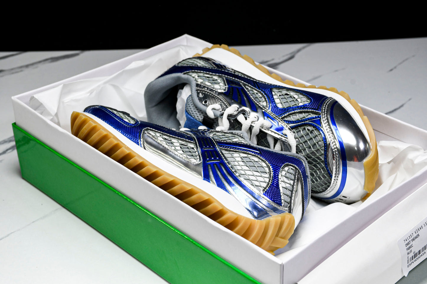 Вottega Veneta Orbit Sneaker 'White Blue'