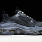 Triple S Sneaker "Triple Black Clear Sole"
