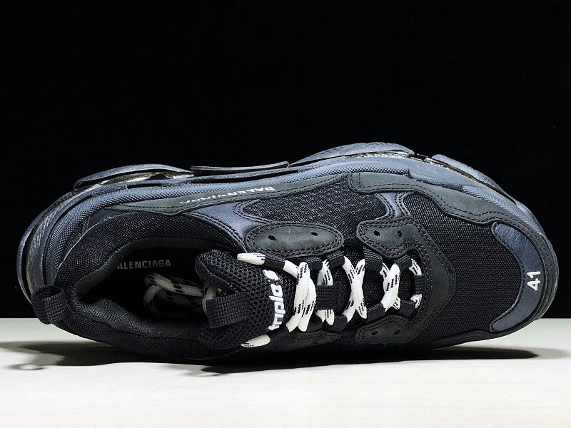 Triple S Sneaker "Triple Black Clear Sole"