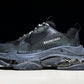 Triple S Sneaker "Triple Black Clear Sole"