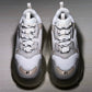 Triple S Sneaker "White Cream Clear Sole"
